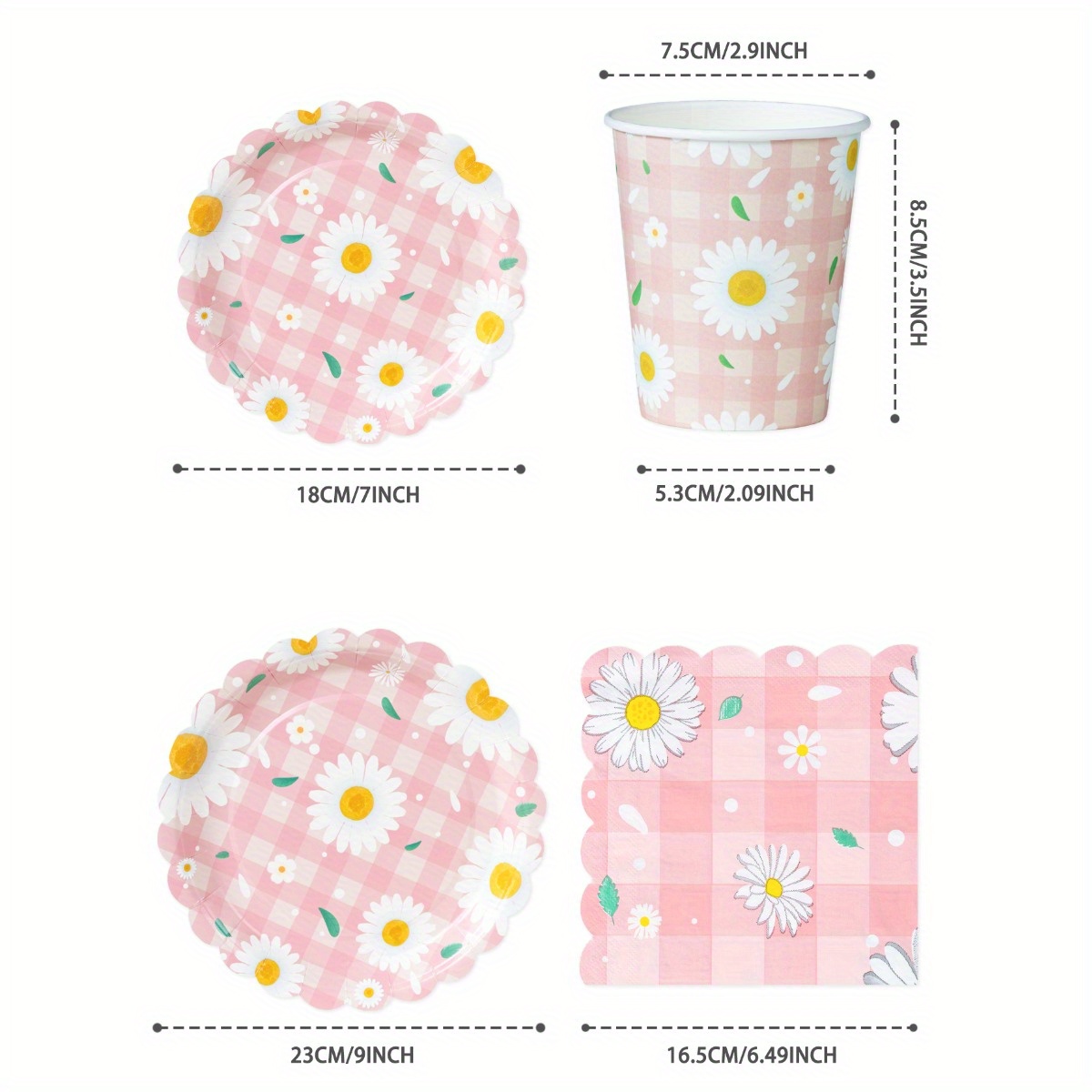 Pink Daisy Petals 25Pcs Dispos - Party Supplies recension och pris